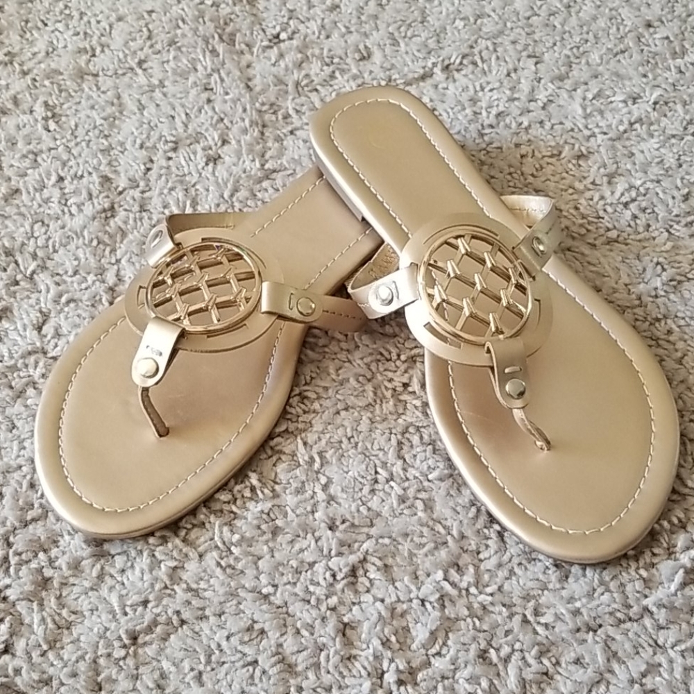 Cato Gold Sandals NWOT